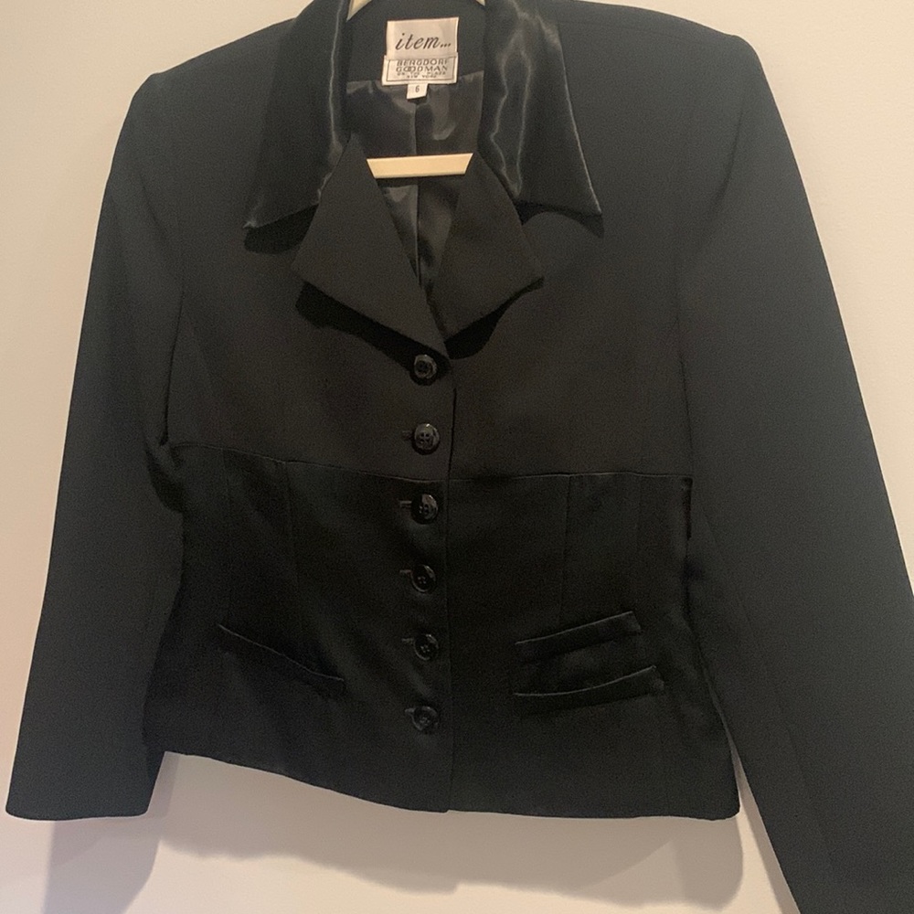 Item… for Bergdorf Goodman. Satin Jacket